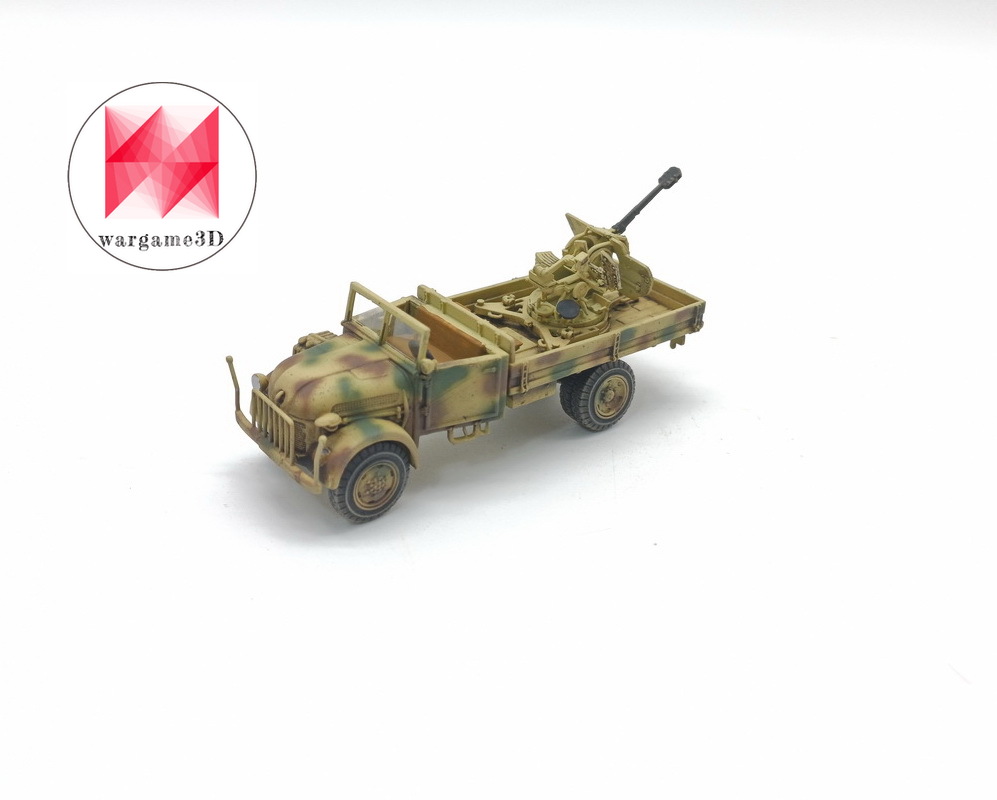 Steyr 2000A with the 3cm Flak 38/103 Jaboschreck (Germany, WW2)